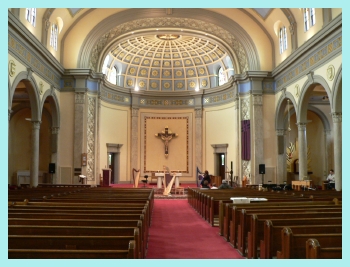 Harps in large church